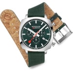 Mondaine Grand Cushion Chronograph Set 41mm - MSL.41460.LF.SET