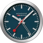 Mondaine Tischuhr mit Alarm Blau Ø 12.5cm - A997.MCAL.46SBV.2