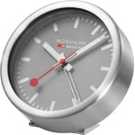 Mondaine Tischuhr mit Alarm Grau Ø 12.5cm