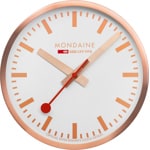 Mondaine Wanduhr Kupfer Ø 40cm