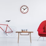 Mondaine Wanduhr Rot Ø 25cm - A990.CLOCK.11SBC