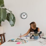 Mondaine Wall clock Black Ø 25cm - A990.CLOCK.12SBB