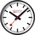 Mondaine Wall clock Black Ø 25cm - A990.CLOCK.12SBB