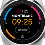 Montblanc Summit Lite Smartwatch Kautschuk grau - MB128410