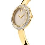 Movado Museum Bangle Ovale Doré / Beige - 0608035
