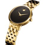Movado Museum Classic Lady Goldig / Schwarz 29.50mm - 0607847