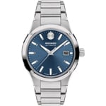 Movado Museum Imperiale Automatik Date Silbrig / Blau