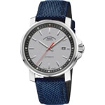 Mühle-Glashütte 29er Big Silver grey / Canvas nautic blue