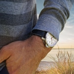 Mühle-Glashütte 29er Big White / Black leather - M1-25-31-LB