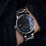 Mühle-Glashütte 29er Noir / Bracelet en acier - M1-25-23-MB