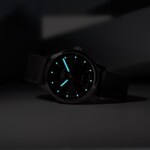 Mühle-Glashütte Panova Blau / Leder braun - M1-40-72-LB-II
