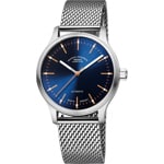 Mühle-Glashütte Panova Blau / Milanaiseband