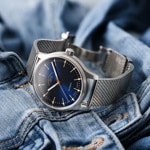 Mühle-Glashütte Panova Blau / Milanaiseband - M1-40-72-MB-II