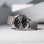 Mühle-Glashütte Panova Grey / Leather - M1-40-75-LB-V