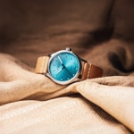 Mühle-Glashütte Panova Turquoise / Brown leather - M1-40-79-LB-II
