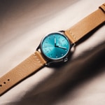 Mühle-Glashütte Panova Turquoise / Brown leather - M1-40-79-LB-II