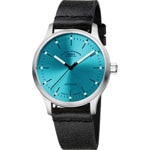 Mühle-Glashütte Panova Turquoise / Cuir noir - M1-40-79-LB-III