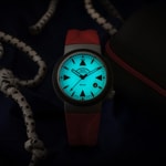 Mühle-Glashütte S.A.R. Rescue-Timer LUMEN / Kautschuk rot - M1-41-08-KB-VIII