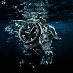 Mühle-Glashütte S.A.R. Rescue-Timer Schwarz / Kautschuk - M1-41-03-KB