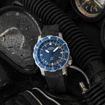 Mühle-Glashütte Seebataillon GMT Black rubber - M1-28-62-KB