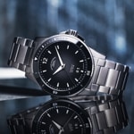 Mühle-Glashütte Sportivo Grande Date Noir / Bracelet en acier - M1-52-43-MB