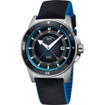 Mühle-Glashütte Sportivo Travel GMT Toile-Caoutchouc