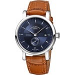 Mühle-Glashütte Teutonia II Kleine Sekunde Nachtblau / Leder - M1-33-42-LB
