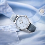 Mühle-Glashütte Teutonia IV Lady Pastel blue / Grey - M1-44-52-LB-V-V