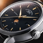 Mühle-Glashütte Teutonia IV Mondphase Anthrazit / Leder - M1-44-03-LB