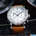 Mühle-Glashütte Teutonia Sport I Clous de Paris Cuir marron - M1-29-65-LB