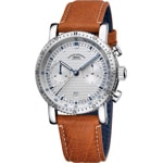 Mühle-Glashütte Teutonia Sport I Clous de Paris Leder braun