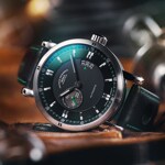 Mühle-Glashütte Teutonia Sport II Racing Green / Leder schwarz - M1-29-74-LB-S