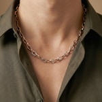 Navettekette halbmassiv 750/18 K Bicolor 8.0mm - CNA5004