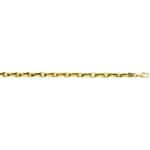 Navettekette halbmassiv 750/18 K Gelbgold 7.0mm