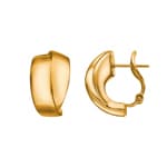 Ohrclips 750/18 K Gelbgold galvanisiert