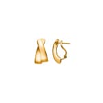 Ohrclips 750/18 K Gelbgold galvanisiert