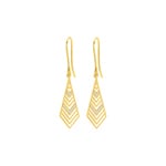 Drop Earrings 375/9 K Yellow Gold - 9K3707G