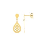 Drop Earrings 375/9 K Yellow Gold