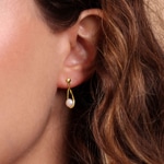 Ohrhänger 375/9 K Gelbgold mit Süsswasserzuchtperlen 5.0mm - 297158.P0