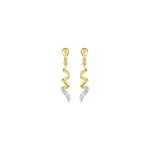 Ohrhänger 375/9 K Gelbgold mit Zirkonia