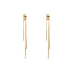 Drop Earrings 750/18 K Yellow Gold - 11824