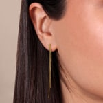 Drop Earrings 750/18 K Yellow Gold - 11831