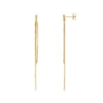 Drop Earrings 750/18 K Yellow Gold