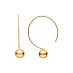 Drop Earrings 750/18 K Yellow Gold