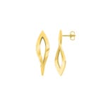 Boucles d'oreilles pendantes or jaune 750/18 ct - 3877