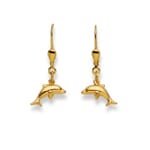 Ohrhänger 750/18 K Gelbgold, Delfin