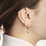 Ohrhänger 750/18 K Gelbgold Herz - 1169.02617/0002