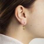 Ohrhänger 750/18 K Gelbgold Herz - 1169.03150/0002