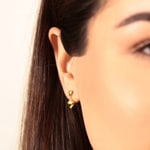 Boucle d'oreilles pendantes or jaune 750/18 ct Cœur - 461191.6GG