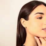 Boucle d'oreilles pendantes or jaune 750/18 ct Croix - 483501.6GG